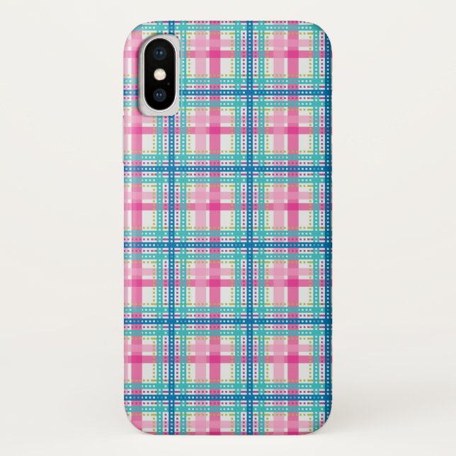 Tartan, kariertes Muster Case-Mate iPhone Hülle (Rückseite)