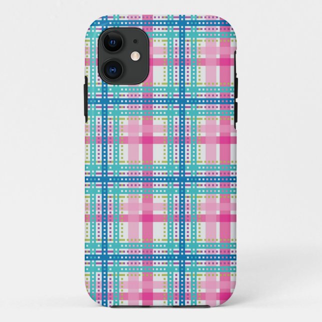 Tartan, kariertes Muster Case-Mate iPhone Hülle (Rückseite)