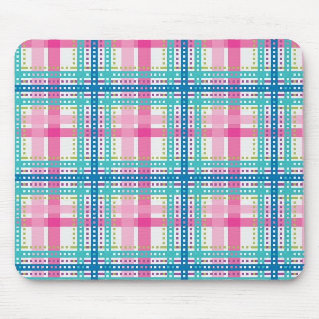 Tartan, kariertes Muster Mousepad (Vorne)