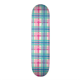 Tartan, kariertes Muster Skateboard