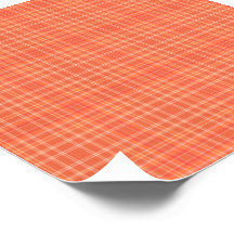 Tartan-kariertes Orangen-, Rotes u. Weiß-Nr. 56