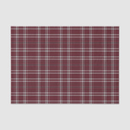 Tartan-kariertes Rot-, Schwarzes u. Weiß-Nr. 51 Seidenpapier