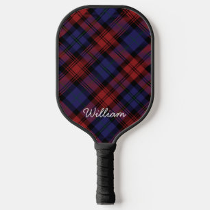 Tartan Karo Personalisiert Rustikal Clan MacLachla Pickleball Schläger