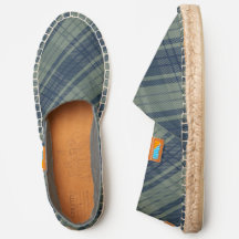 Tartan Karo - Schiefergrün und Marineblau