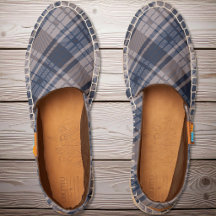 Tartan Karo - Taupe Braun und Navy Blau