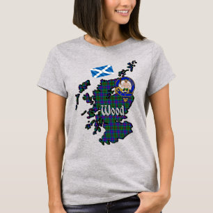 Tartan Karte & Abzeichen Frauen T-Shirt