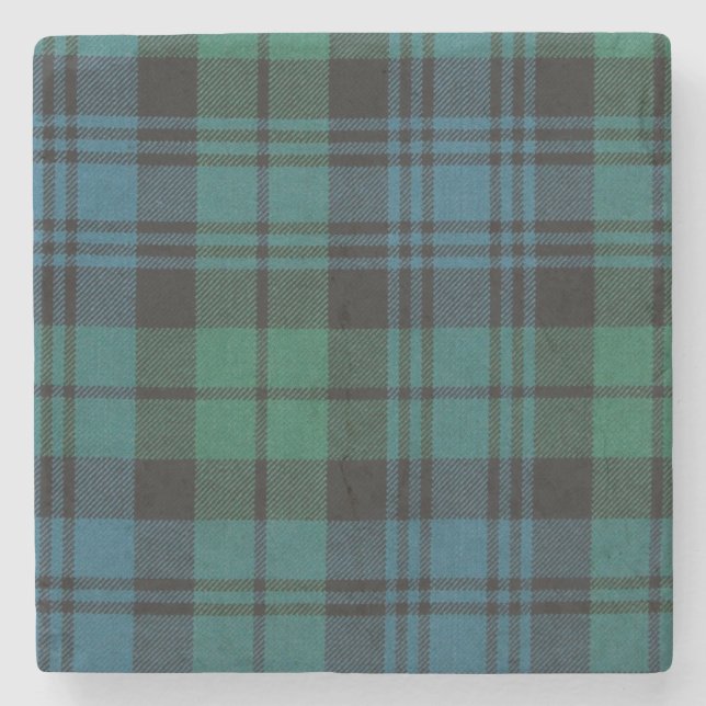 Tartan Marble Stone Untersetzer (Vorderseite)