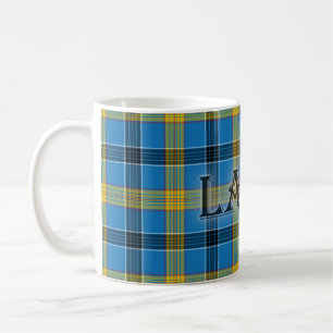 Tartan mit dem Nachnamen angeben Kaffeetasse