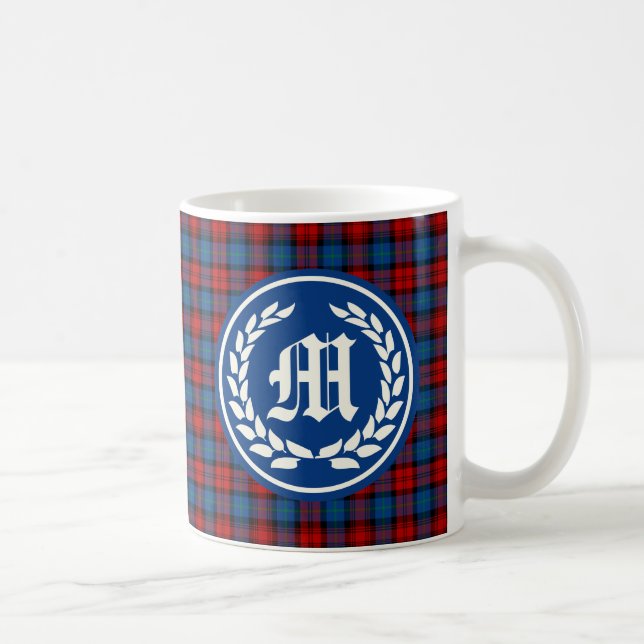 Tartan-Monogramm Clan MacLachlan Tasse (Rechts)