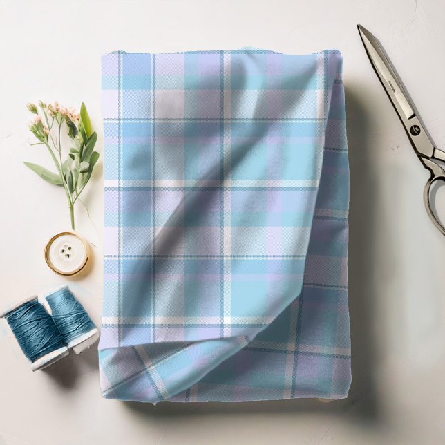 Tartan Muster Blau und Weiß ID210 Stoff (Von Creator hochgeladen)