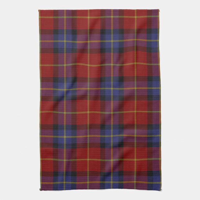 Tartan-Muster Geschirrtuch (Vertikal)