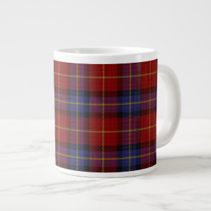 Tartan-Muster Jumbo-Tasse