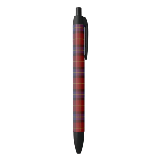 Tartan-Muster Kugelschreiber (Unterseite (Vertikal))