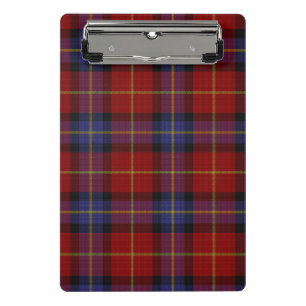 Tartan-Muster Mini Klemmbrett