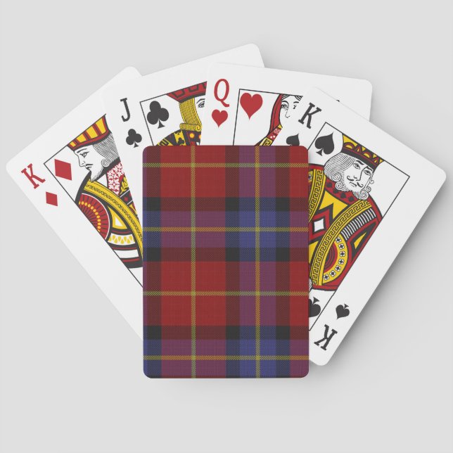 Tartan-Muster Spielkarten (Rückseite)