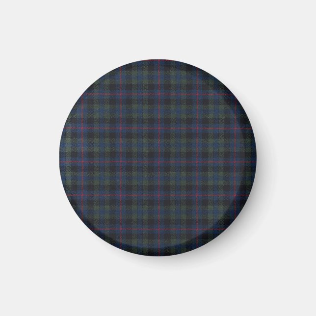  Tartan Muster Stoff Campbell Magnet (Vorne)