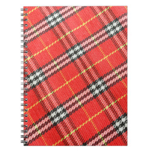 Tartan-Muster / Textur als Hintergrund Notizblock