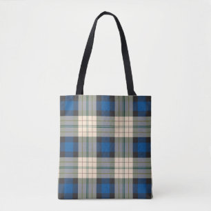 Tartan-Muster - traditionelles blaues Beige