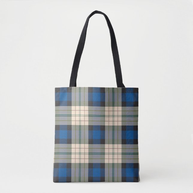 Tartan-Muster - traditionelles blaues Beige (Vorderseite)