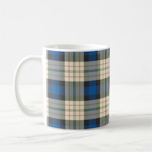 Tartan-Muster - traditionelles blaues Beige Tasse