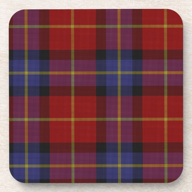 Tartan-Muster Untersetzer (Vorderseite)