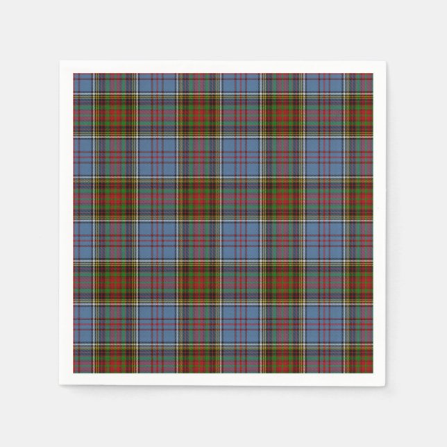 Tartan Paper Napkin Serviette (Vorderseite)