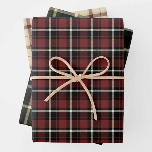 Tartan Papers, Geschenkpapier Set (Beispiel)