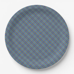 Tartan-Papierplatten Yukon-Territorium Pappteller