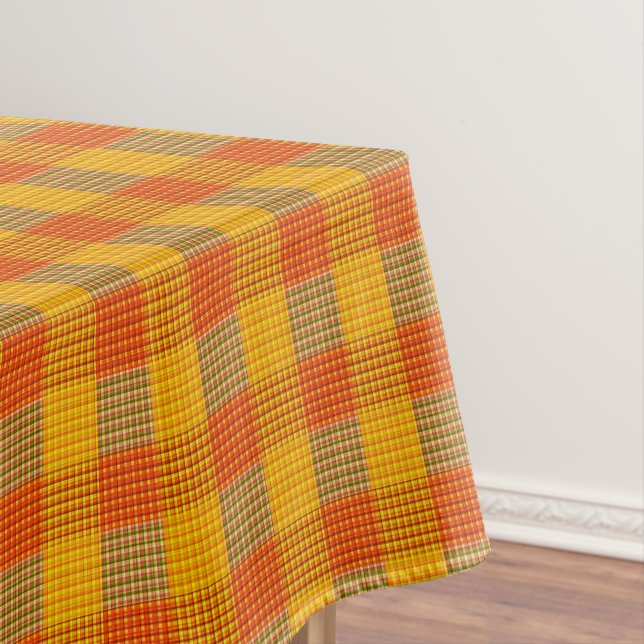 Tartan Print, farbig im Herbst, Tischdecke (Beispiel)
