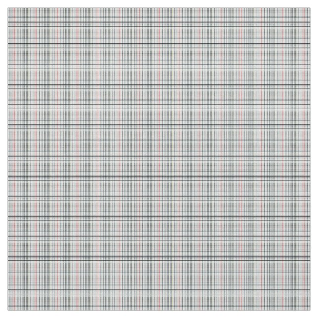 Tartan-Print, weiß geprüft, Stoff (Muster)