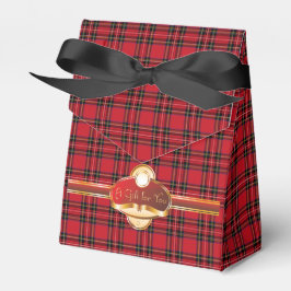 Tartan Red Black Kariert Zent Gevor Box Geschenkschachtel