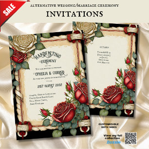 TARTAN-ROSE ZUR BEHANDLUNG VON ZEREMONIENAUFFORDER EINLADUNG