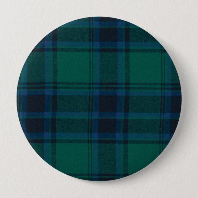 Tartan Round Button (Vorderseite)