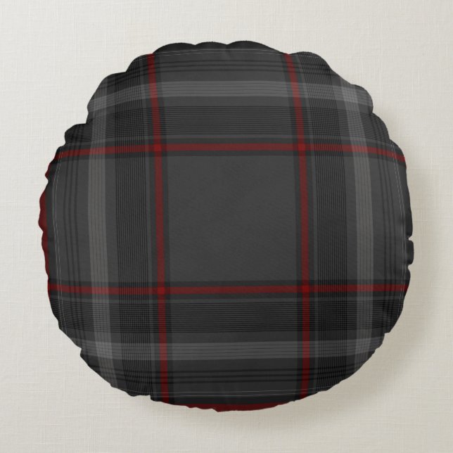 Tartan Rundes Kissen (Vorderseite)