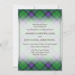 Tartan-Schönheit Clan Armstrong schottischer Plaid