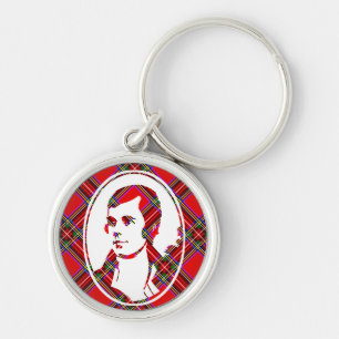 Tartan Scotlands Bard Robbie Burns Schlüsselanhänger