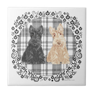 Tartan Scotties Fliese