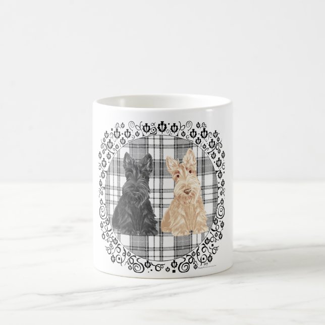 Tartan Scotties Kaffeetasse (Mittel)