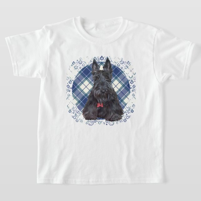 Tartan Scottish Terrier T-Shirt (Ablage )