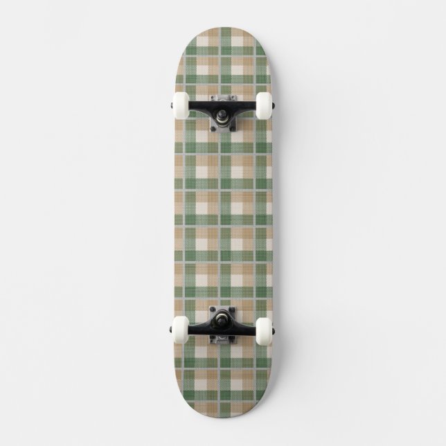 Tartan Skateboard (Vorderseite)
