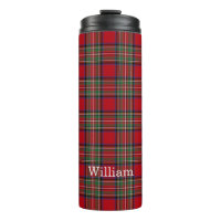 Tartan Stewart Rot Grün Rustikaler Vatertag