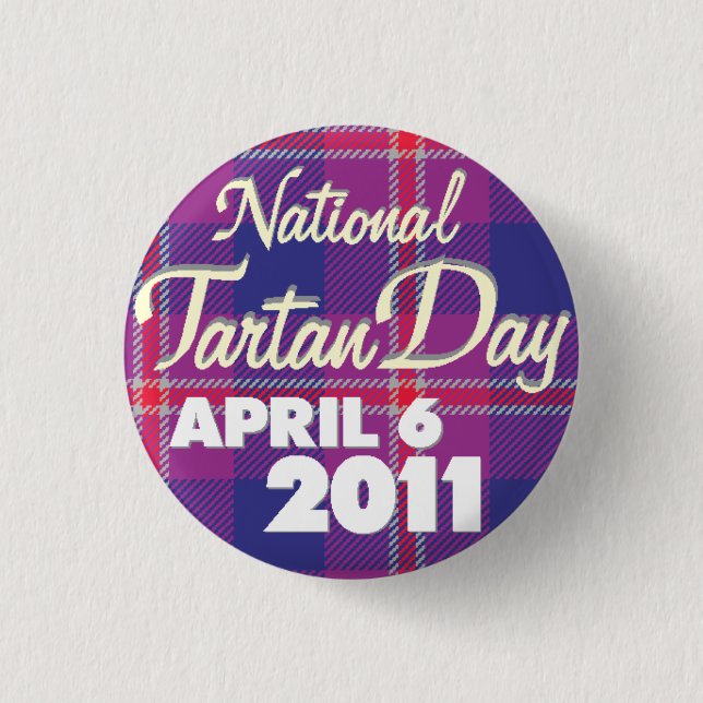 Tartan-Tag 2011: Mini Button (Vorderseite)