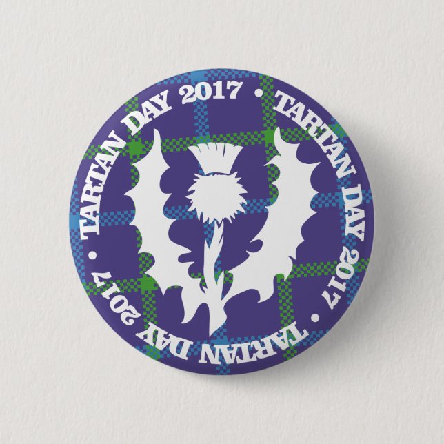Tartan-Tagesknopf 2017 Button (Vorderseite)