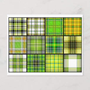 Tartan Tea Bag Tiles - Origami Folding Flyer