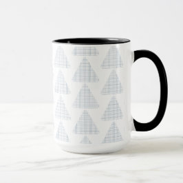 Tartan Triangle Blue Tasse