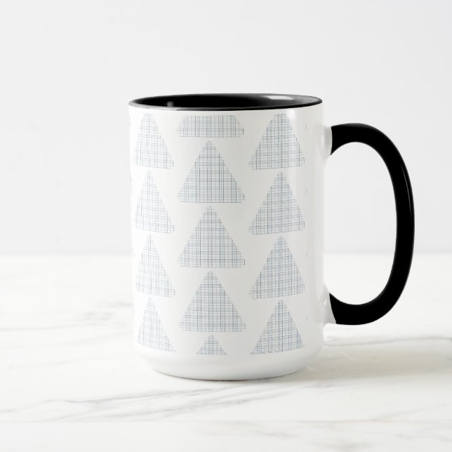 Tartan Triangle Blue Tasse (Rechts)