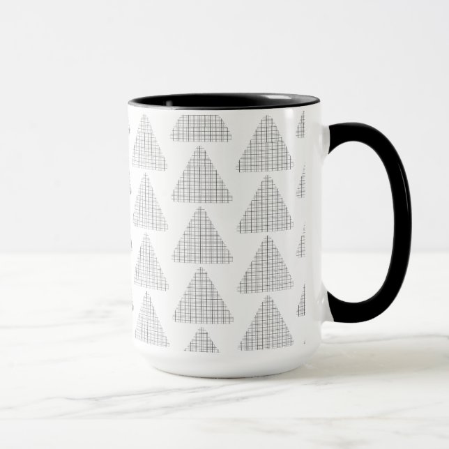 Tartan Triangle Gray Tasse (Rechts)