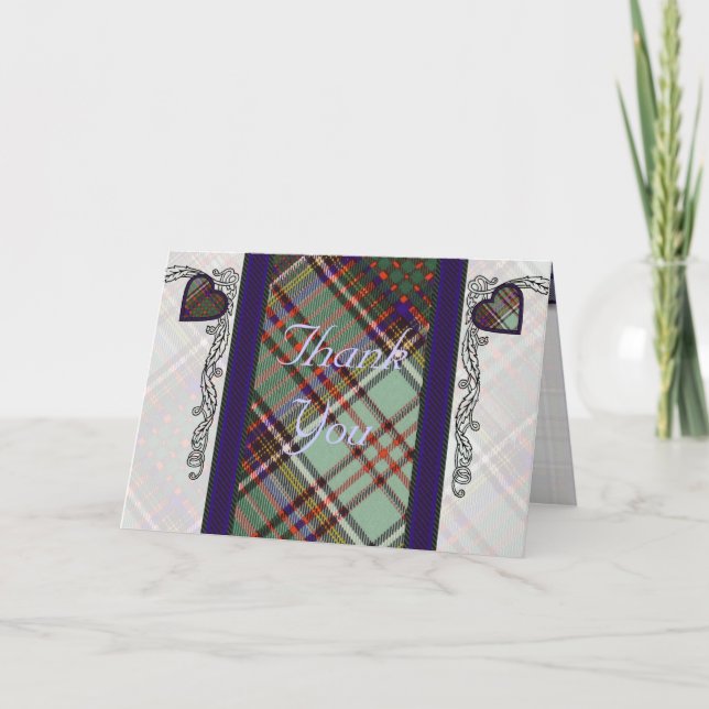 Tartan u. Herzen - danke - Anderson (Vorderseite)