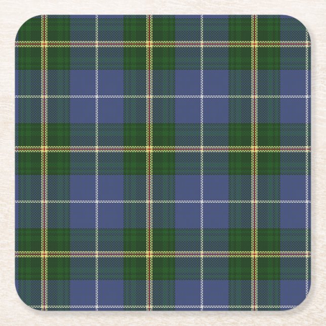 Tartan von Nova Scotia Rechteckiger Pappuntersetzer (Vorderseite)
