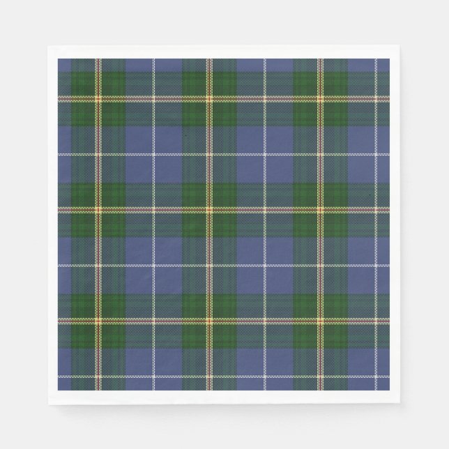 Tartan von Nova Scotia Serviette (Vorderseite)